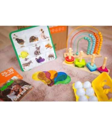 TOOKY TOY XXL karp Montessori hariv 7-ühes sensoorne mäng, 25–30 kuud