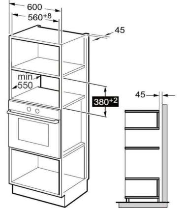 Integreeritav mikrolaineahi De Dietrich DMG2121BB