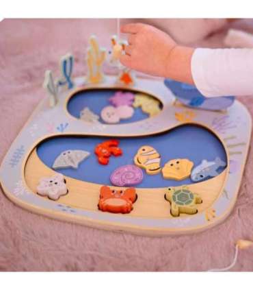 TOOKY TOY Püüa kala osavusmäng Montessori-pusle