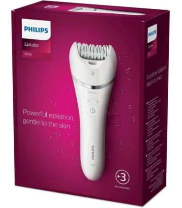 Philips BRE700/00 epilator 32 tweezers Silver, White