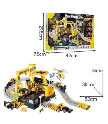 WOOPIE Garaż Parking Roboty Drogowe 41el.