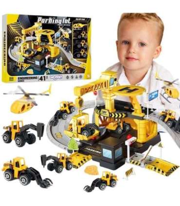 WOOPIE Garaż Parking Roboty Drogowe 41el.