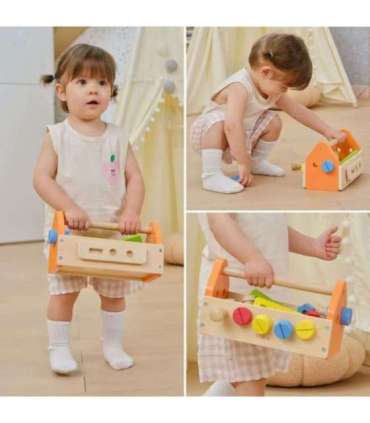 Viga puidust tööriistakomplekt