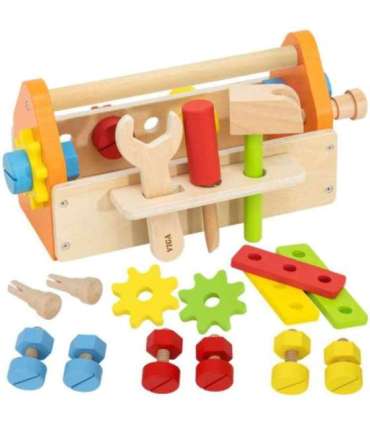 Viga puidust tööriistakomplekt