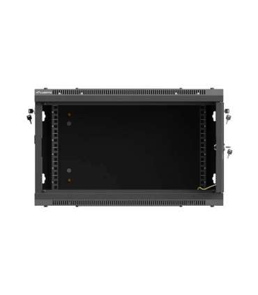 Lanberg Wall mounted installation cabinet 19" 6U 600X600 WF01-6606-23B Black