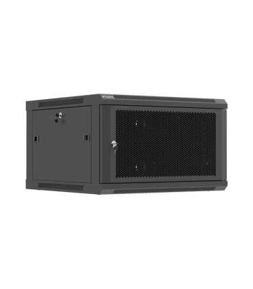 Lanberg Wall mounted installation cabinet 19" 6U 600X600 WF01-6606-23B Black