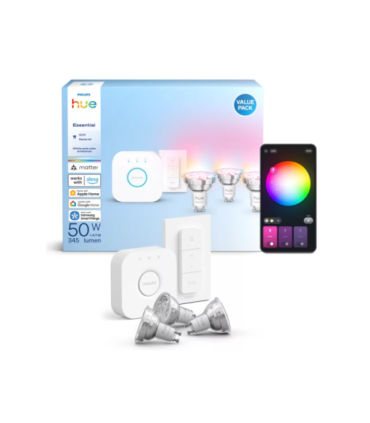 Philips Hue E WCA 345 GU10 3kit SW EU Philips Hue