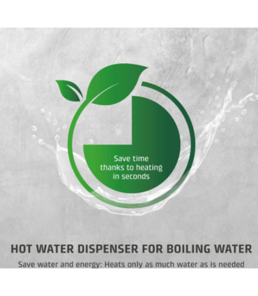 Caso Turbo Hot Water Dispenser HW 616 Water Dispenser 2600 W 2.5 L Plastic/Stainless Steel Black/Stainless