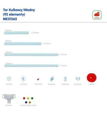 MATSERKIDZ Zestaw do Budowy Toru Wodnego 92el.