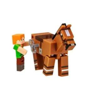 MINECRAFT S2 3D WIND-UP TOY - ALEX & HORSE