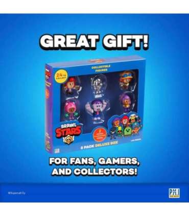 BRAWL STARS S1 FIGURES - 8 PACK DELUXE BOX VER.C