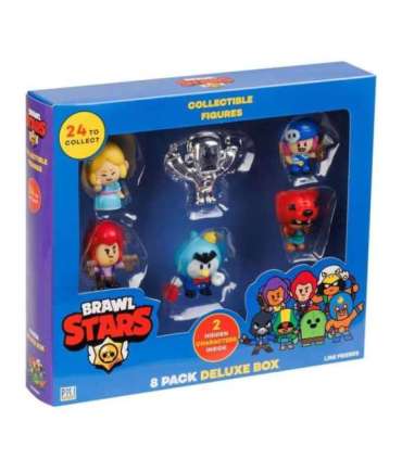 BRAWL STARS S1 FIGURES - 8 PACK DELUXE BOX VER.B