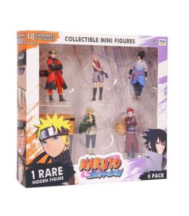 NARUTO SHIPPUDEN FIGURES - 6 PACK DELUXE EDITION VER. C