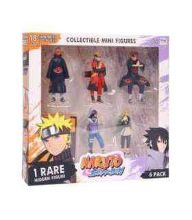 NARUTO SHIPPUDEN FIGURES - 6 PACK DELUXE EDITION VER. D