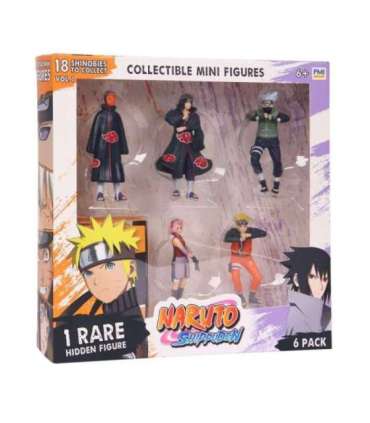 NARUTO SHIPPUDEN FIGURES - 6 PACK DELUXE EDITION VER. A