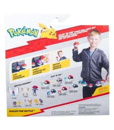 Pokemon W15 Clip ‘n’ Go Poke Ball Belt Set figurine