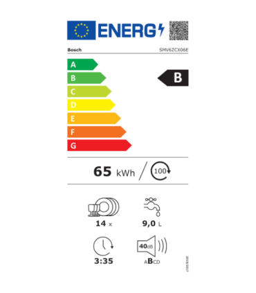 Dishwasher BOSCH SMV6ZCX06E