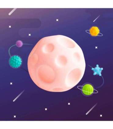 WOOPIE BABY sensoorseid pigistatavaid klotse, 8 tk.