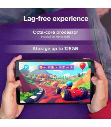 Lenovo Tab One 8.7 HD Touch MediaTek Helio G85/4GB/64GB/Arm Mali-G52/Android 14/Grey/2Y Warranty Lenovo Tab (without