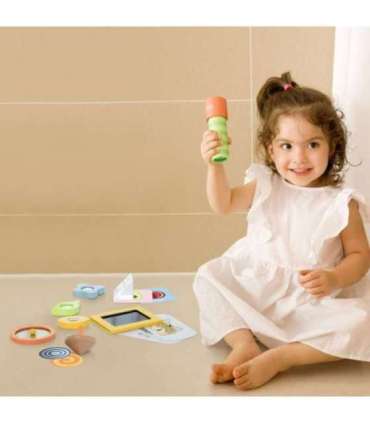 CLASSIC WORLD Optilised eksperimendid, sensoorne komplekt, meelte treening, 16 osa