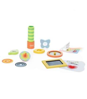 CLASSIC WORLD Optilised eksperimendid, sensoorne komplekt, meelte treening, 16 osa