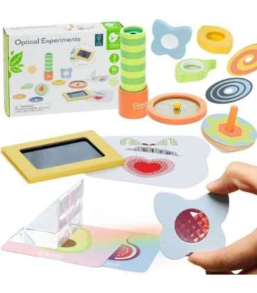 CLASSIC WORLD Optilised eksperimendid, sensoorne komplekt, meelte treening, 16 osa