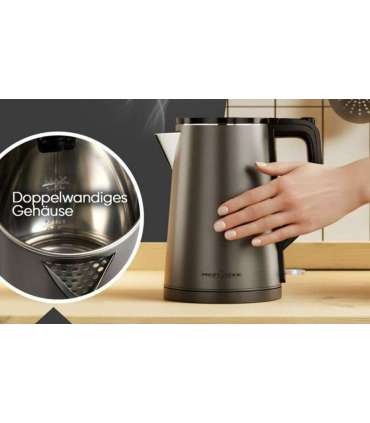 Kettle ProfiCook, charcoal grey