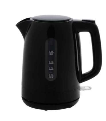 Adler Kettle AD 1380b Electric 2200 W 1 L Polypropylene 360° rotational base Black