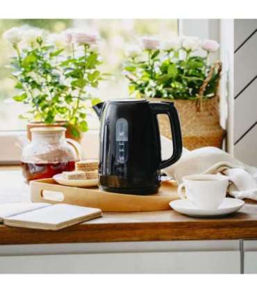 Adler Kettle AD 1380b Electric 2200 W 1 L Polypropylene 360° rotational base Black