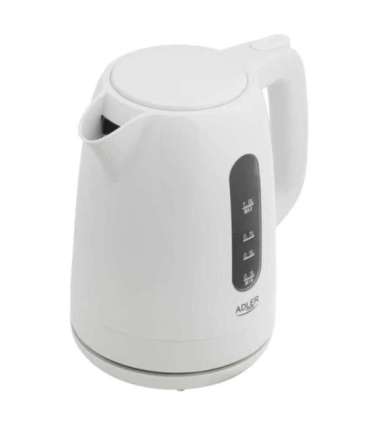 Adler Kettle AD 1380w Electric 2200 W 1 L Polypropylene 360° rotational base White