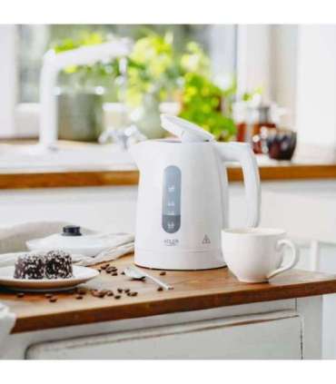 Adler Kettle AD 1380w Electric 2200 W 1 L Polypropylene 360° rotational base White