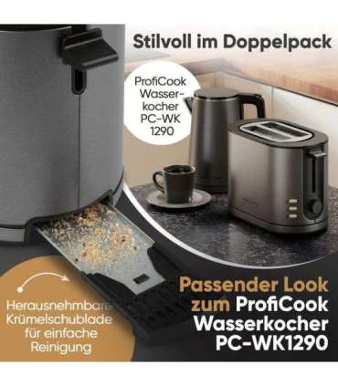 Röster ProfiCook PCTA1291, grafiithall