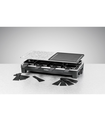Rommelsbacher RCS 1350 raclette grill black/stainless steel Rommelsbacher