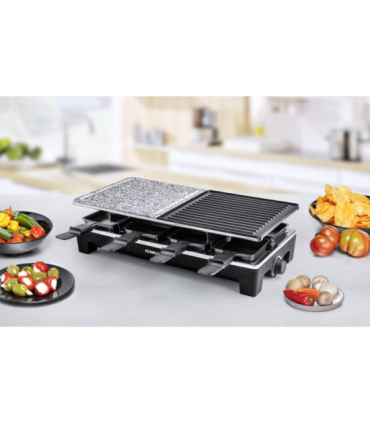 Rommelsbacher RCS 1350 raclette grill black/stainless steel Rommelsbacher