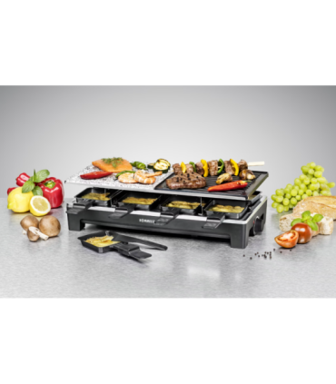 Rommelsbacher RCS 1350 raclette grill black/stainless steel Rommelsbacher
