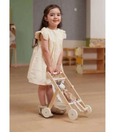 VIGA PolarB деревянная коляска для кукол