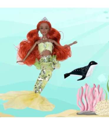 WOOPIE ROYAL Lalka Syrenka Emi Mermaid z Foką