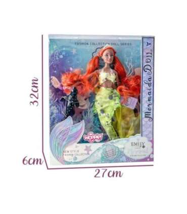 WOOPIE ROYAL Lalka Syrenka Emi Mermaid z Foką