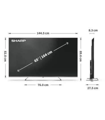 Sharp 4K Ultra HD QLED MiniLED TV 65JP7265E 55 Smart TV Google TV UHD