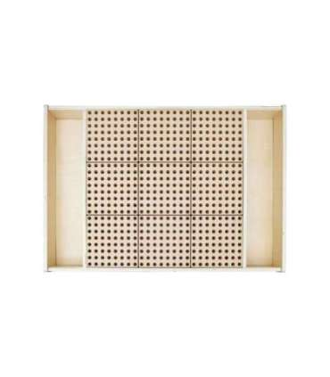 MASTERKIDZ Drewniany Stół Edukacyjny + AKCESORIA STEM WALL