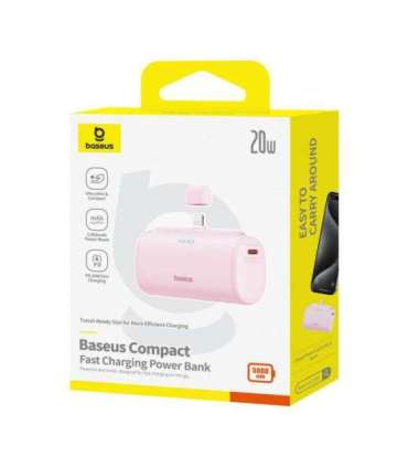 Powerbank OS-Baseus Compact IP 5000mAh 20W (pink)