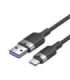 USB 2.0 A to USB-C 6A Vention CTOBF 1M cable (black)
