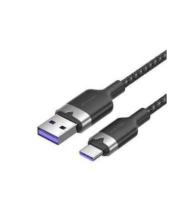 USB 2.0 A to USB-C 6A Vention CTOBF 1M cable (black)