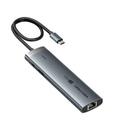 Vention USB-C 8-in-1 4K 60Hz 100W docking station