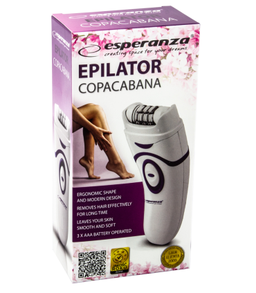 ESPERANZA EPILATOR COPACABANA WHITE-BLUE EBD002B