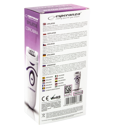 ESPERANZA EPILATOR COPACABANA WHITE-BLUE EBD002B