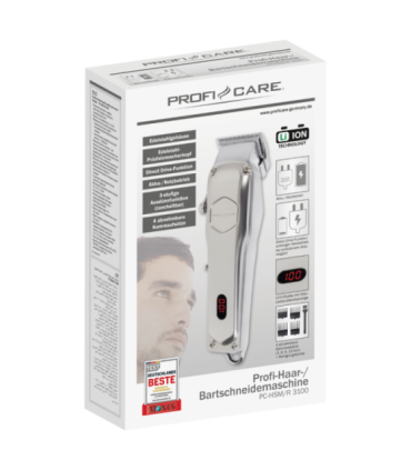 Professional hair and beard trimmer ProfiCare, stainless steel