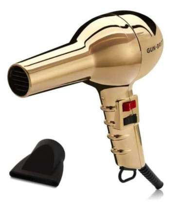 GunBritt hair dryer, golden