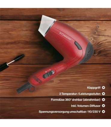 Föön Bomann HTD8005CB metallikpunane