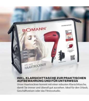 Föön Bomann HTD8005CB metallikpunane